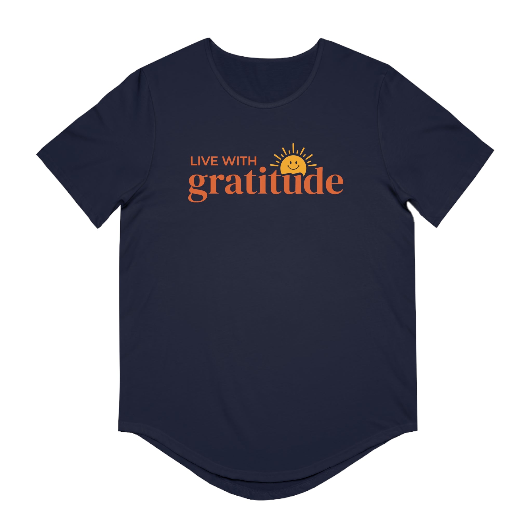 Men's Jersey Curved Hem Tee