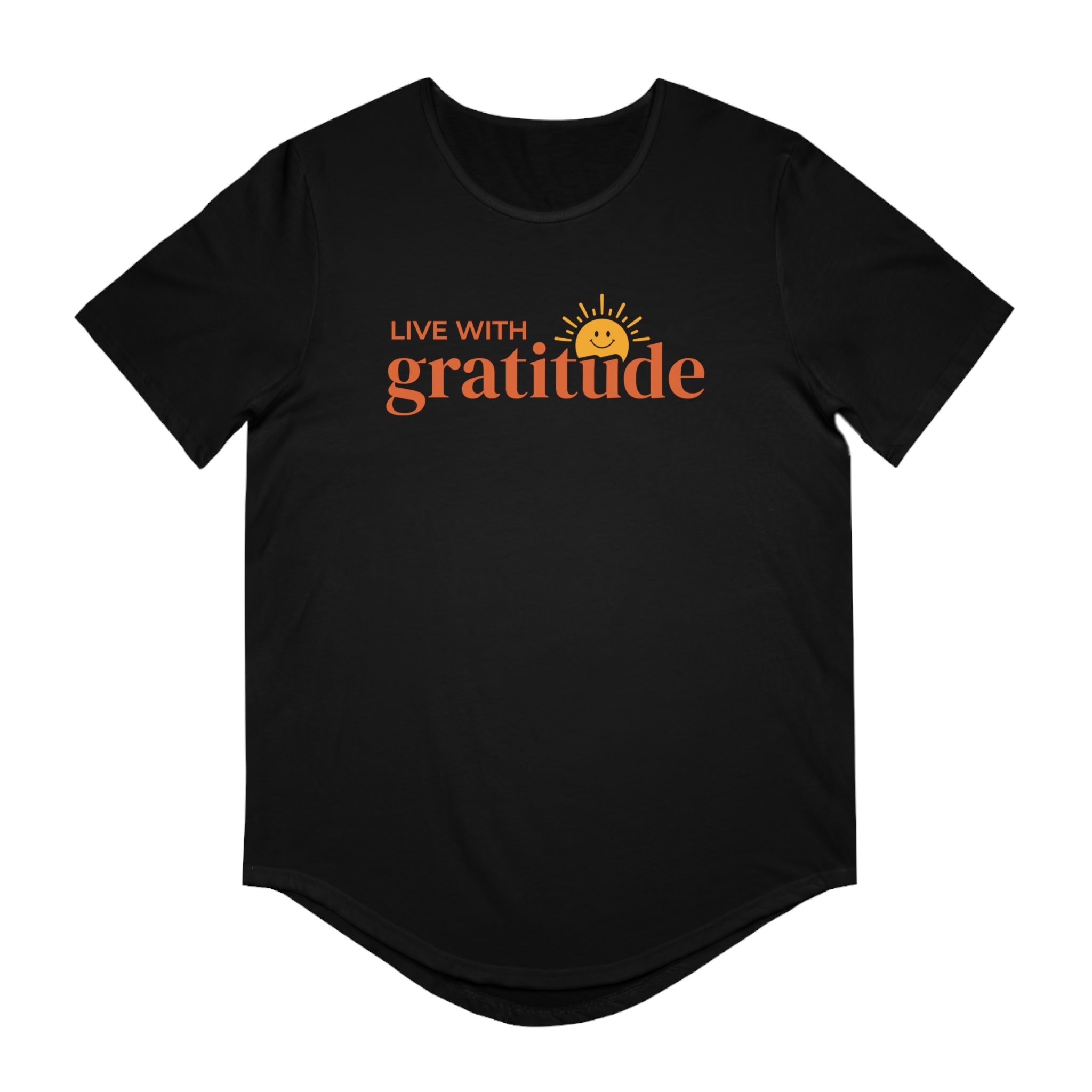 Men's Jersey Curved Hem Tee