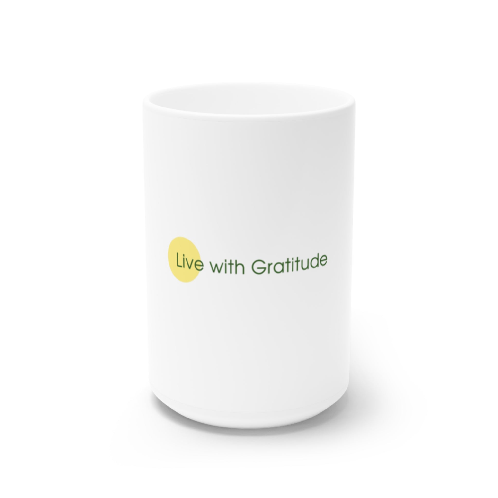 Gratitude Ceramic Mug - 11oz & 15oz